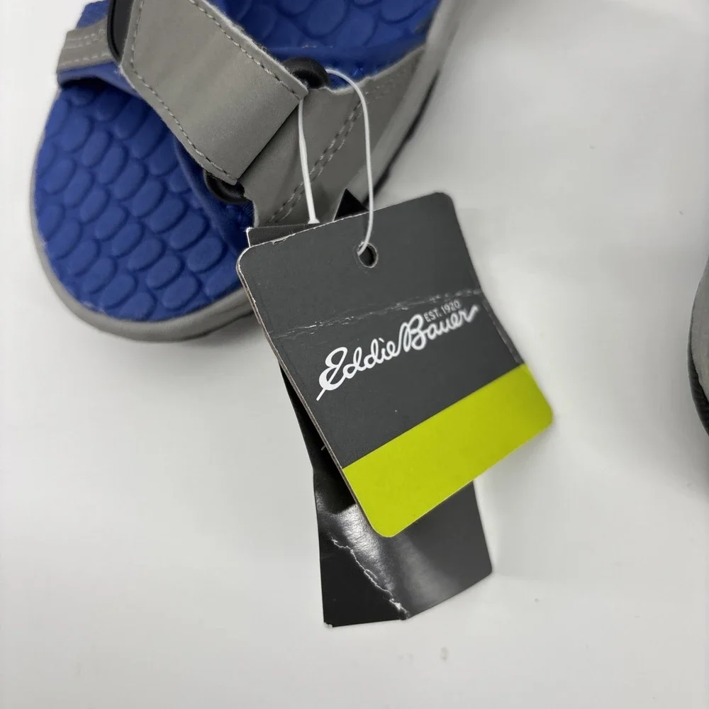Eddie Bauer Water Sandals Boy's 13 Durable Lightweight Adjustable Waterproof NWT